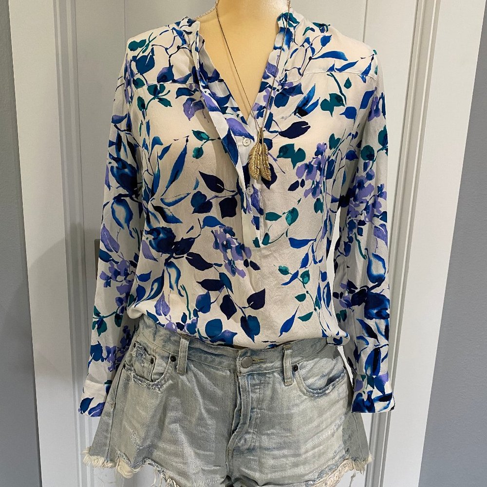 Dylan Gray Silk Blouse- Small